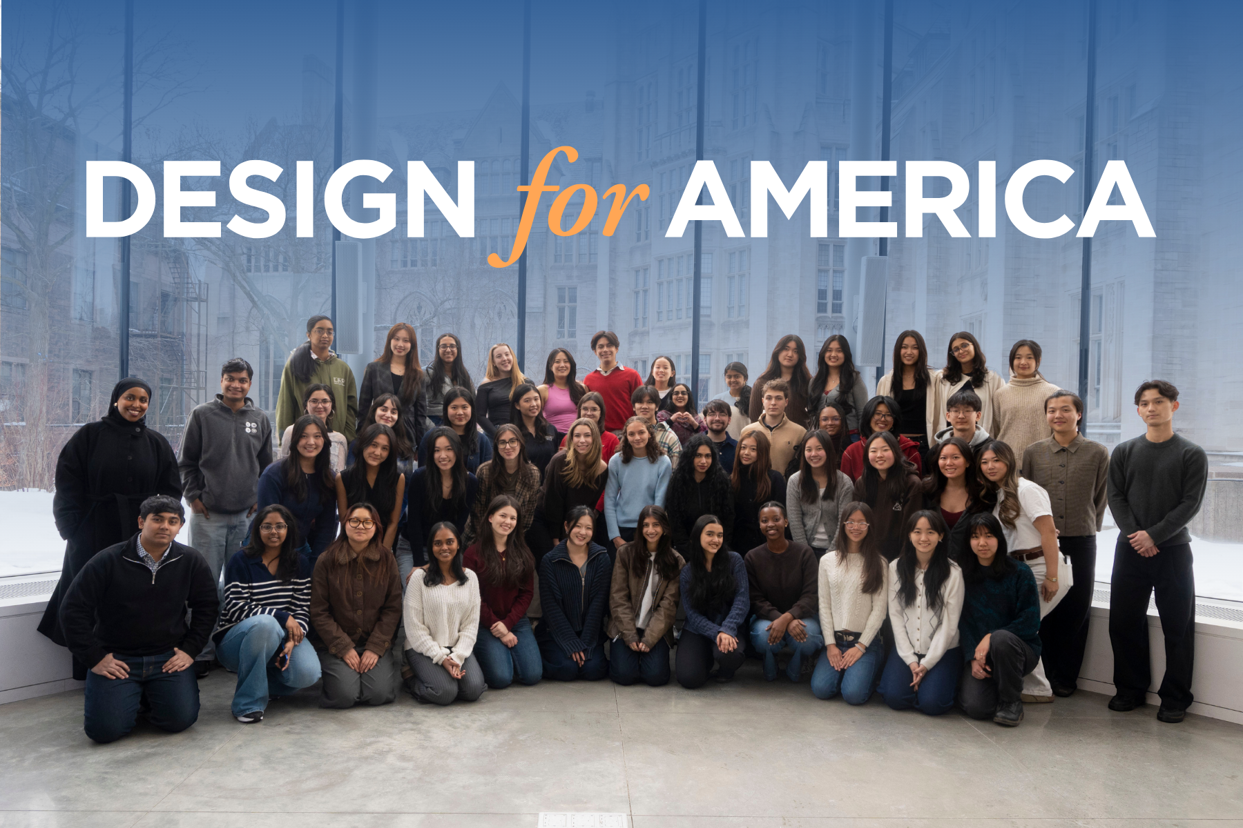 Design for America at Yale group photo